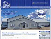 Tablet Screenshot of easybuildingproducts.ca